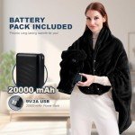 Cordless Electric Heated Blanket with 8 Zones