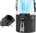 Socool Clip-On Portable Waist Fan with Flashlight