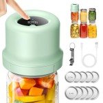 Moriko Mason Jar Vacuum Sealer Kit - Green