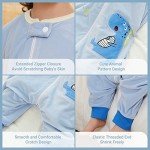 Dinosaur Kids Zipper Sleeping Bag for Winter