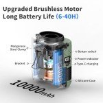 SoCool Clip-On Portable Waist Fan with LED Light