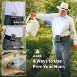 SoCool Clip-On Portable Waist Fan with LED Light