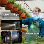 SoCool Clip-On Portable Waist Fan with LED Light