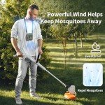 SoCool Clip-On Portable Waist Fan with LED Light