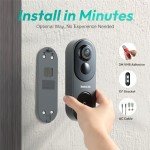 BOTSLAB Smart Video Doorbell Camera