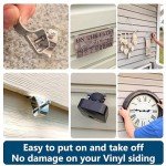 Heavy Duty Vinyl Siding Screws Clips - 6 Pack