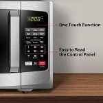 Toshiba 0.9 Cu Ft Microwave Oven, Stainless Steel
