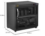 Ruggard 80L Electronic Dry Cabinet - Black