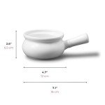 Set of 2 Stain-Resistant Porcelain Soup Bowls