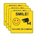 Smile You Are on Camera Vinyl Stickers - 4 Pack