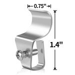 20 Vinyl Side Clips for Easy Camera Mounting