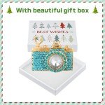 Blue Camera Christmas Ornaments for Tree Decoration