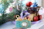 Blue Camera Christmas Ornaments for Tree Decoration