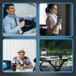 Camera Lens Coffee Mug with Spoon - 350ml