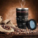 Camera Lens Coffee Mug with Spoon - 350ml