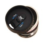 Camera Lens Coffee Mug with Retractable Lid
