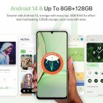 UMIDIGI G9T Smartphone 4GB RAM 128GB Storage White