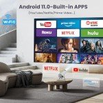 Mini 1080P Projector CAHY300W for Everyday Use