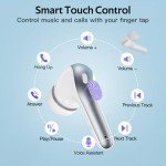 TAGRY True Wireless Bluetooth Earbuds with Charging Case