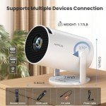 Mini 1080P Projector CAHY300W for Everyday Use