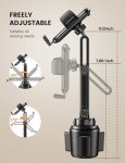 Adjustable Cup Holder Phone Mount for Cars