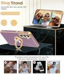 LeYi Samsung Galaxy S24 FE Case with Ring Stand