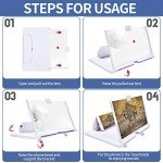 12-Inch Phone Screen Magnifier with Foldable Stand