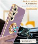 LeYi Samsung Galaxy S24 FE Case with Ring Stand