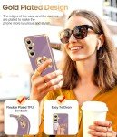 LeYi Samsung Galaxy S24 FE Case with Ring Stand