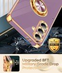 LeYi Samsung Galaxy S24 FE Case with Ring Stand