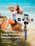 Smartphone Tripod with LED Light and Remote
