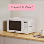Comfee Countertop Microwave Oven with Presets - White