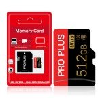 512GB High-Speed Micro SD Card with Adapter