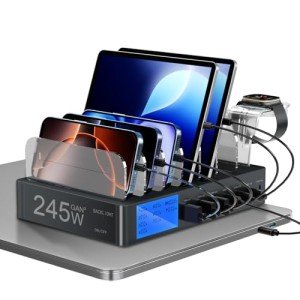 7-Port USB Charging Station for Multiple Devices