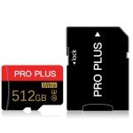 512GB High-Speed Micro SD Card with Adapter