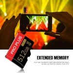 512GB High-Speed Micro SD Card with Adapter