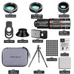 Camera Lens Kit for Smartphones - 5 Lenses