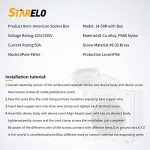 STARELO 50Amp Outdoor RV Power Outlet Box