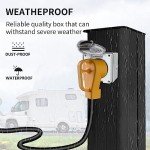 STARELO 50Amp Outdoor RV Power Outlet Box