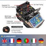 D YEDEMC 2024 Automatic Fiber Fusion Splicer