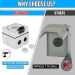 Afurkuot 50 Amp NEMA 14-50R Power Outlet Box