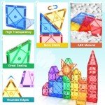 Magnetic Building Blocks Set for Kids - 102pcs