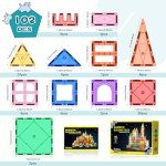 Magnetic Building Blocks Set for Kids - 102pcs