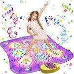 LED Dance Mat for Kids with Music & Games
