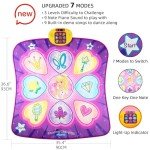 LED Dance Mat for Kids with Music & Games