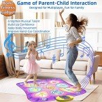 LED Dance Mat for Kids with Music & Games