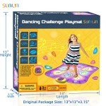 LED Dance Mat for Kids with Music & Games