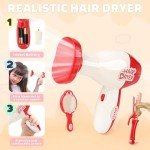 Girls' Pretend Makeup Set with Accessories and Case