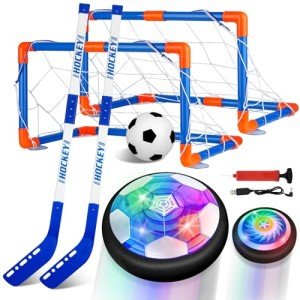 Rechargeable Hover Hockey Soccer Ball Set for Kids