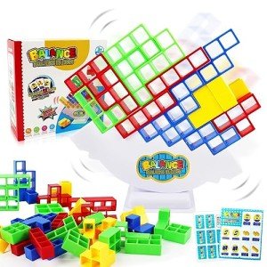 48-Piece Swing Stack Balance Building Toy Set